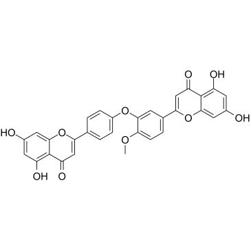 4'-O-Methylochnaflavone Chemische Struktur