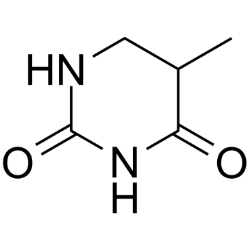 5,6-Dihydro-5-methyluracil 化学構造
