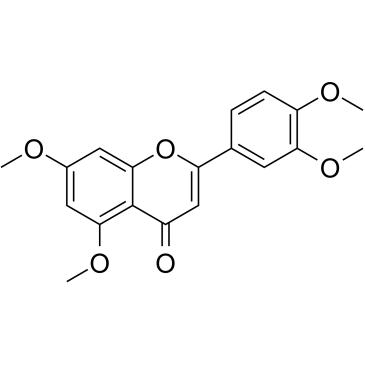 5,7,3',4'-Tetramethoxyflavone Chemische Struktur