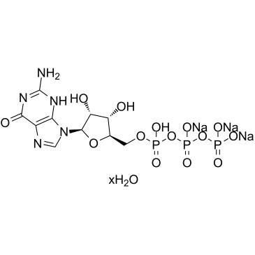 5'-GTP trisodium salt hydrate  Chemical Structure