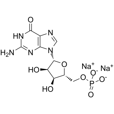 5'-Guanylic acid disodium salt Chemische Struktur