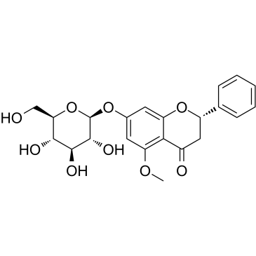 5-MethoxyPinocembroside التركيب الكيميائي