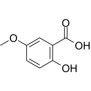 5-Methoxysalicylic acid Chemische Struktur