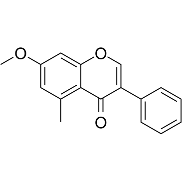 5-Methyl-7-methoxyisoflavone 化学構造