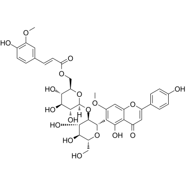 6-Feruloylspinosin Chemische Struktur