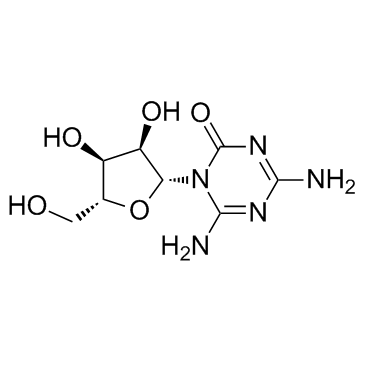 6-Amino-5-azacytidine Chemische Struktur