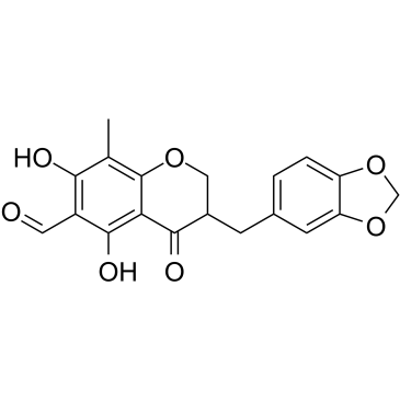 6-Formyl-isoophiopogonanone A التركيب الكيميائي
