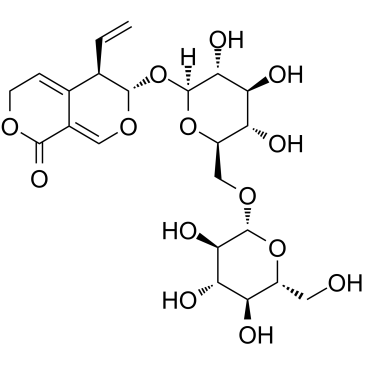 6'-O-beta-D-Glucosylgentiopicroside Chemische Struktur