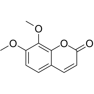 7,8-Dimethoxycoumarin Chemische Struktur