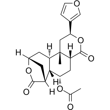 8-Epidiosbulbin E acetate Chemische Struktur