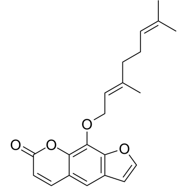 8-Geranyloxypsoralen  Chemical Structure