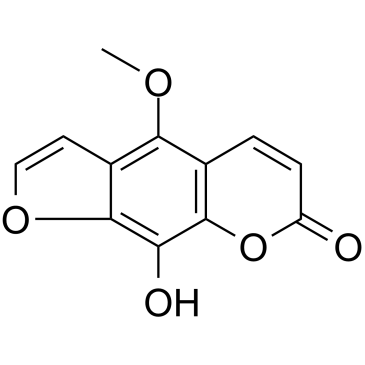 8-Hydroxybergapten Chemische Struktur