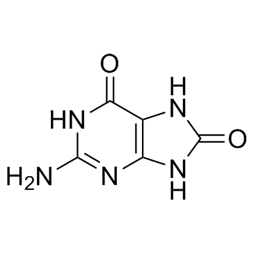 8-Hydroxyguanine Chemische Struktur