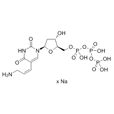AA-dUTP sodium salt Chemische Struktur