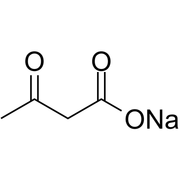 Acetoacetic acid sodium salt 化学構造