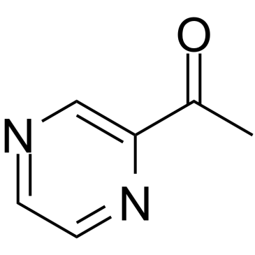 Acetylpyrazine 化学構造