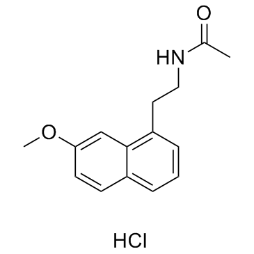 Agomelatine hydrochloride  Chemical Structure