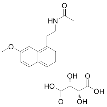 Agomelatine L(+)-Tartaric acid  Chemical Structure