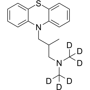 Alimemazine D6 化学構造