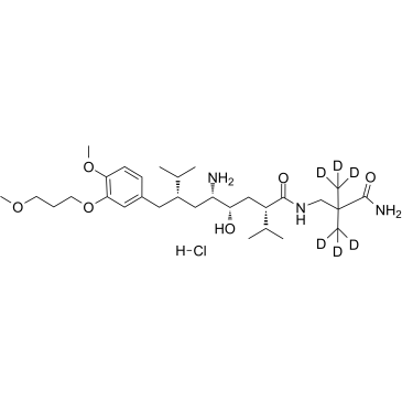 Aliskiren D6 Hydrochloride التركيب الكيميائي