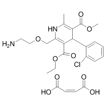 Amlodipine maleate  Chemical Structure