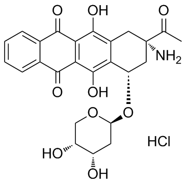 Amrubicin hydrochloride التركيب الكيميائي