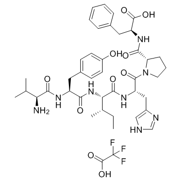 Angiotensin II (3-8), human TFA 化学構造