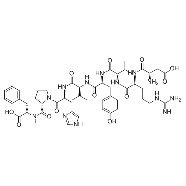 Angiotensin II 5-valine Chemische Struktur