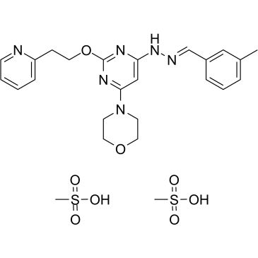 Apilimod mesylate  Chemical Structure