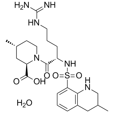Argatroban monohydrate Chemische Struktur