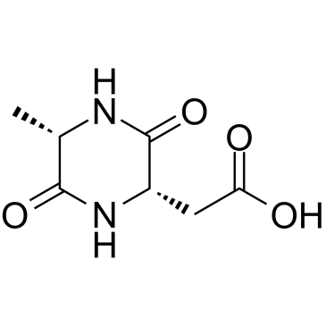 Aspartyl-alanyl-diketopiperazine 化学構造