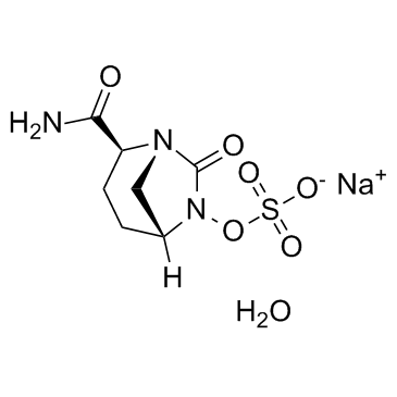 Avibactam sodium hydrate 化学構造