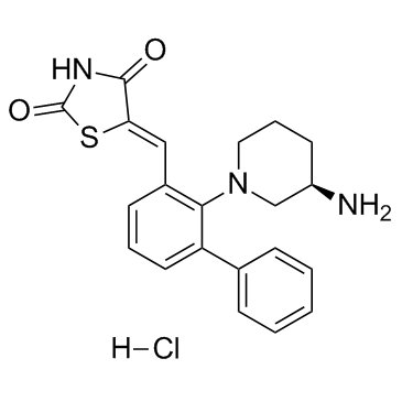 AZD1208 hydrochloride  Chemical Structure
