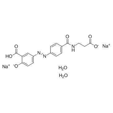 Balsalazide sodium hydrate  Chemical Structure