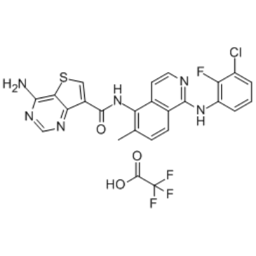 Belvarafenib TFA  Chemical Structure