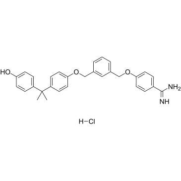 BIIL-260 hydrochloride Chemische Struktur