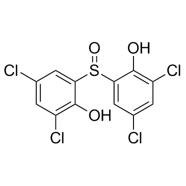 Bithionol sulfoxide التركيب الكيميائي