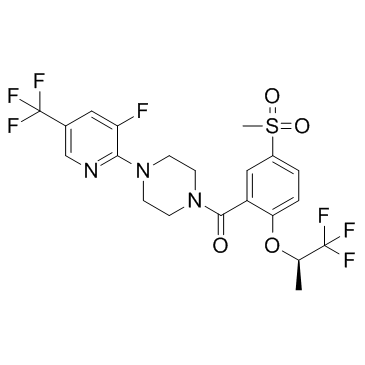 Bitopertin R enantiomer التركيب الكيميائي