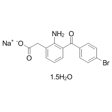 Bromfenac sodium hydrate  Chemical Structure