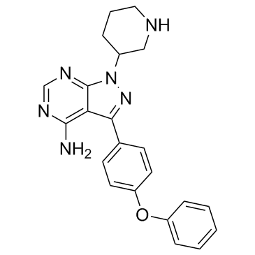 Btk inhibitor 1 Chemische Struktur