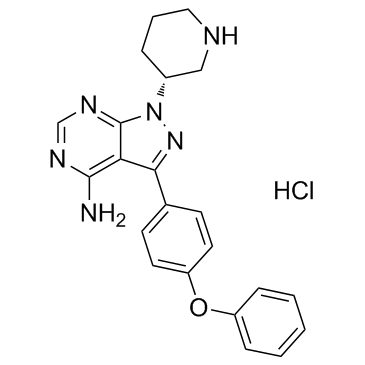 Btk inhibitor 1 R enantiomer hydrochloride  Chemical Structure