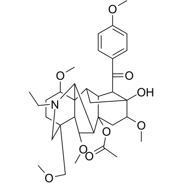 Bulleyaconitine A  Chemical Structure