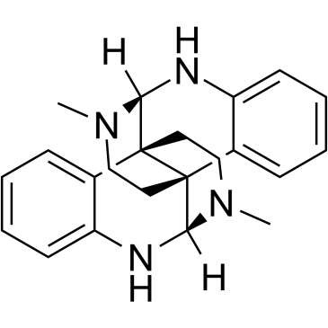 Calycanthine التركيب الكيميائي