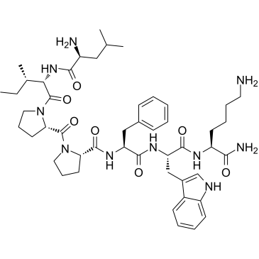 Cardiotoxin Analog (CTX) IV 6-12 化学構造