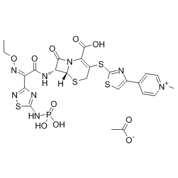 Ceftaroline fosamil  Chemical Structure