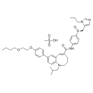 Cenicriviroc Mesylate  Chemical Structure