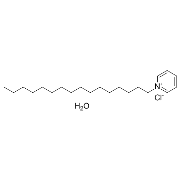 Cetylpyridinium chloride monohydrate 化学構造