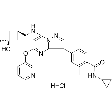 CFI-402257 hydrochloride التركيب الكيميائي
