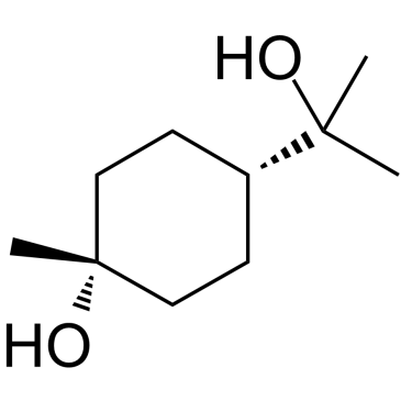 cis-p-Menthan-1,8-diol 化学構造