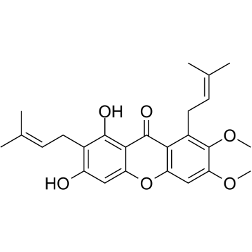 Cowaxanthone B  Chemical Structure